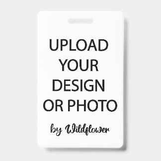 Badge Créez Votre Propre Image Verticale PVC