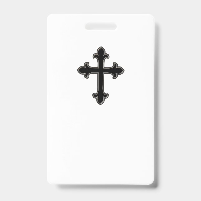 Badge croix chrétienne (Avant)