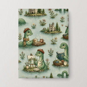 Badge Cryptides confortables Nessie Monstre du Loch Ness