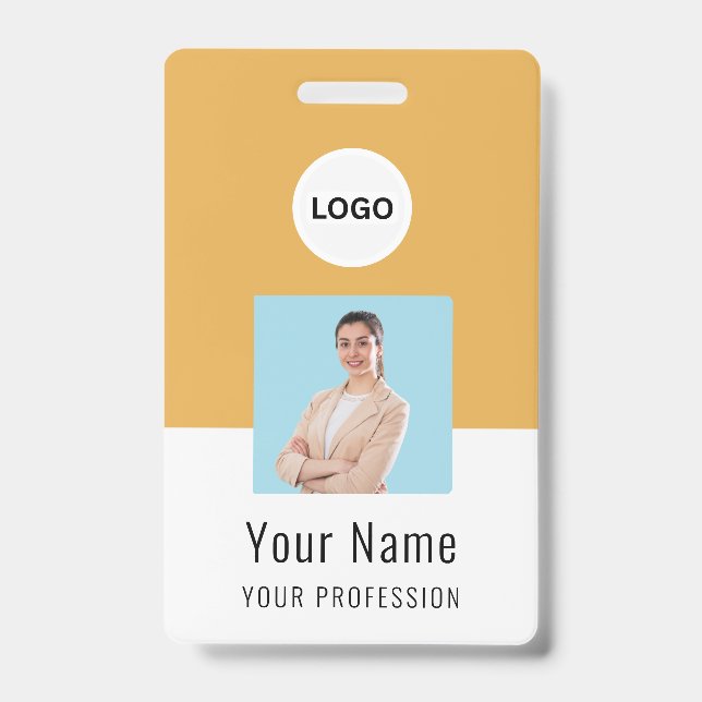 Badge Custom Logo ID Card | Personalized Photo & Text (Avant)