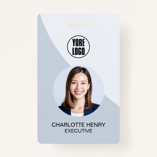 Badge Customizable Business ID Card | Minimal Employee  (Devant)