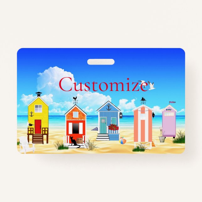 Badge Cute Tiny Beach Shacks Thunder_Cove (Devant)