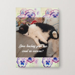 Badge Cute Tuxedo Chat Anniversaire Funny Chats Cadeau