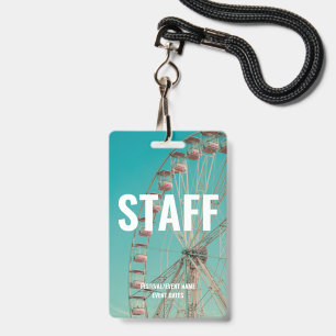 Badge d'accès pour le personnel du festival de mus