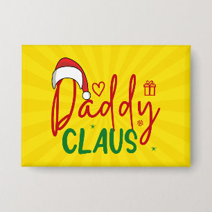 Badge Daddy Claus Christmas Design-60094