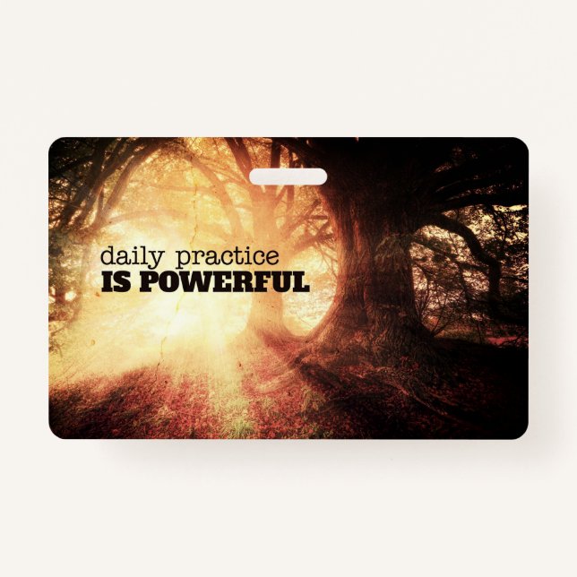 Badge Daily Practice (Devant)