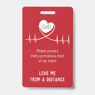Badge d'alerte pour siège-auto bébé CHD