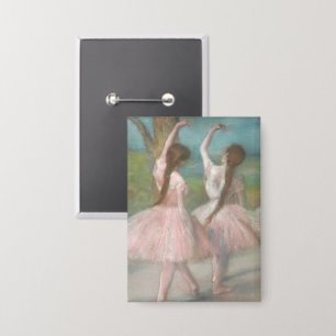Badge Danseurs en Pink Edgar Degas