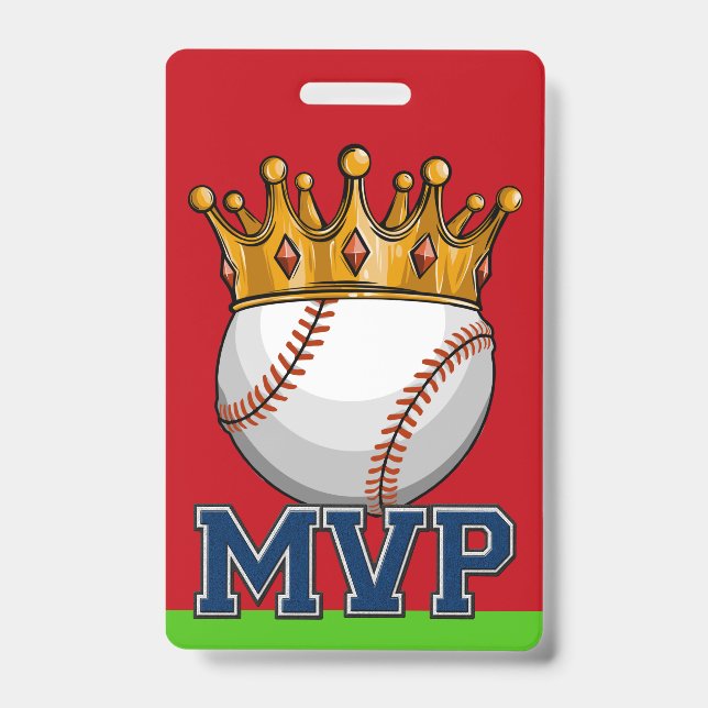 Badge de bannière de baseball MVP (Front)