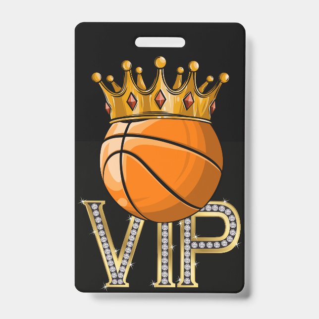 Badge de basketball VIP (Face)
