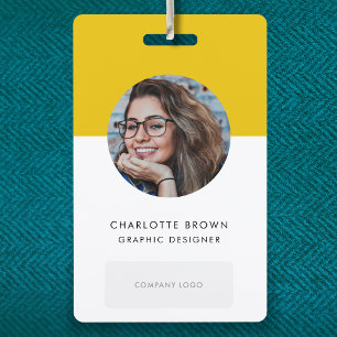 Badge de carte d'identité Badges photo nominatif