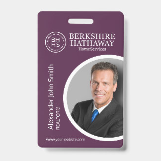 Badge de carte d'identité de Berkshire Hathaway