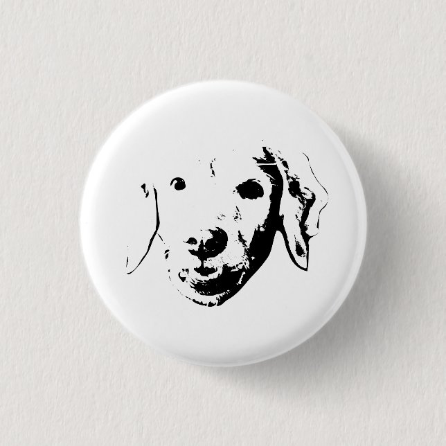 Badge de chiot joyeux (Devant)