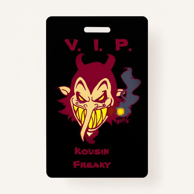 Badge de cigare diable (Devant)