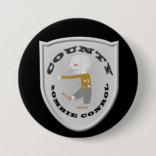 Badge de contrôle de zombie du comté