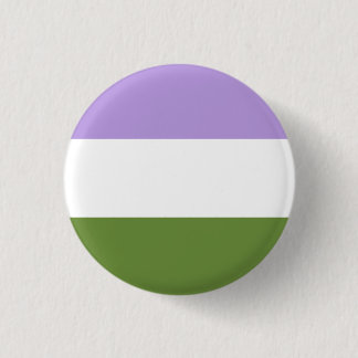 Badge de drapeau de la fierté de la genderqueer