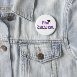 Badge de fin d'études de doctorat amusant – Concep