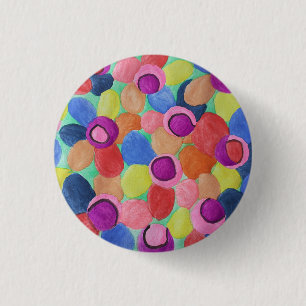 Badge de fleurs couleur bonbon