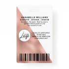 Badge de l'agent de signature du notaire photo mod