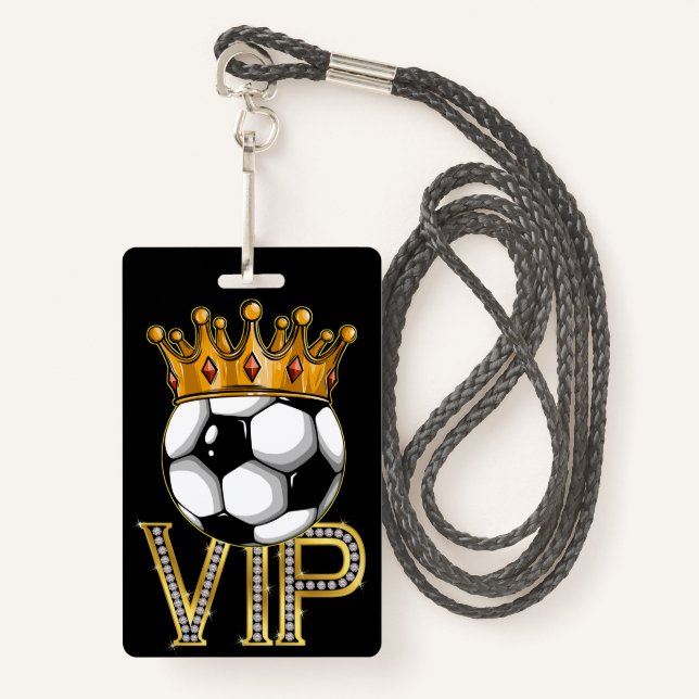 Badge de lanière de football VIP (Devant avec lanière)
