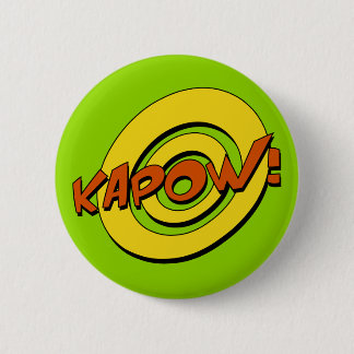 Badge de livre de bande dessinée de Kapow