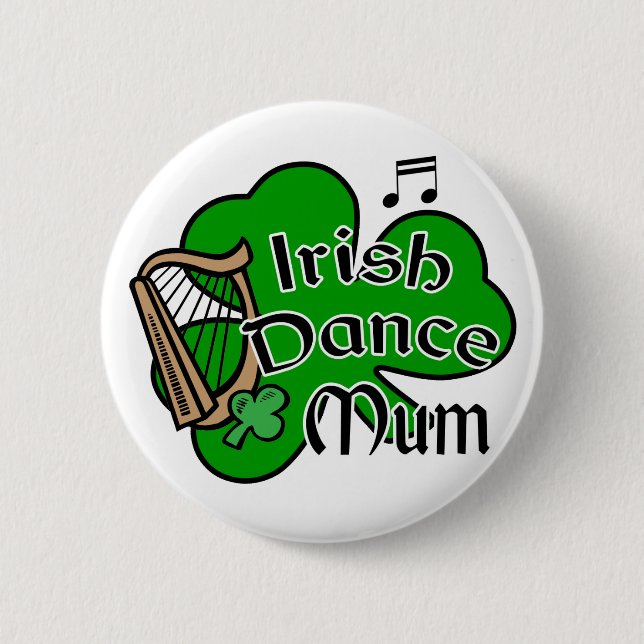 Badge de maman dansante irlandaise (Devant)