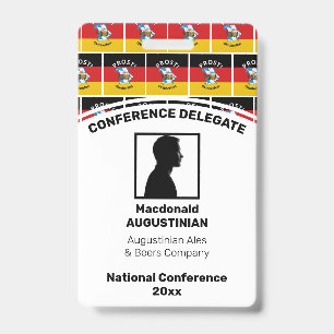 Badge de nom de photo de logo personnalisé OKTOBER