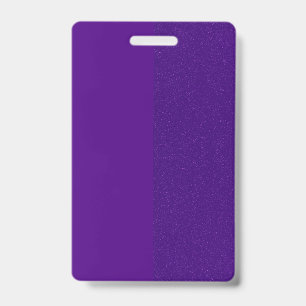 Badge de nom personnalisé du bruit pourpre