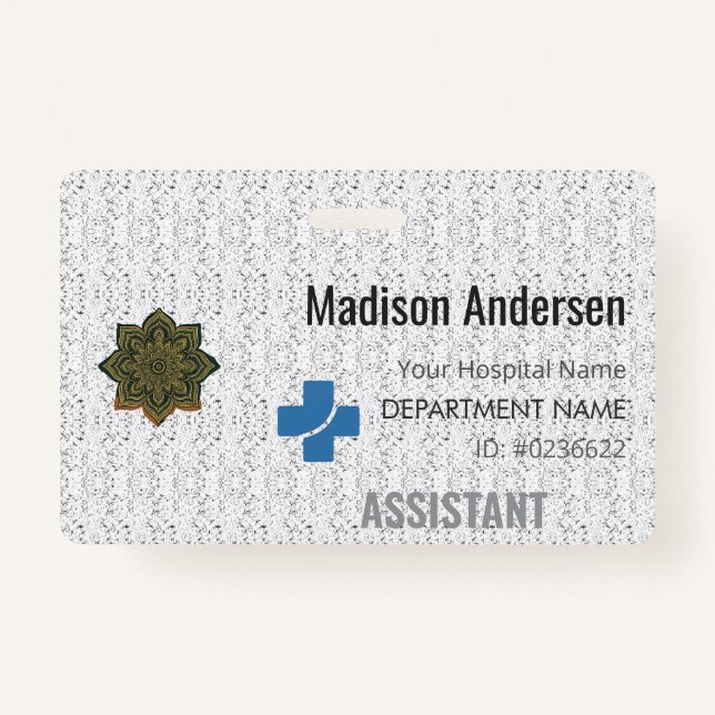 Badge de nom PVC personnalisé - Plastic.ID.Logo.Ev (Devant)