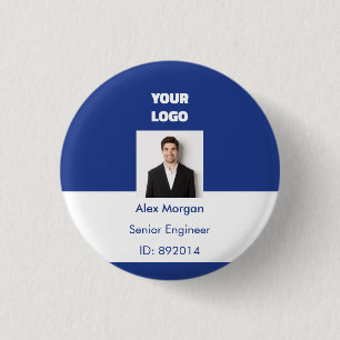 Badge de photo d'identité exécutif d'entreprise bl