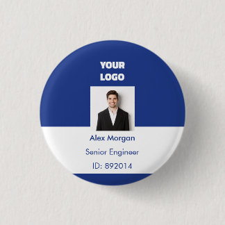 Badge de photo d'identité exécutif d'entreprise bl