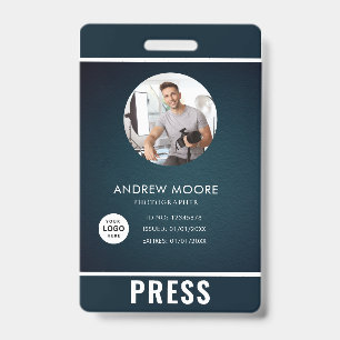 Badge de photographe de presse