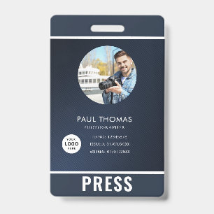 Badge de photographe de presse