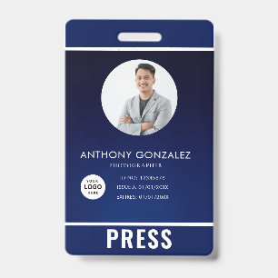 Badge de photographe de presse