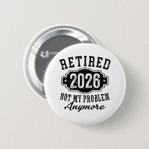 Badge de Réalisation du Jalon de Retraite Vintage 