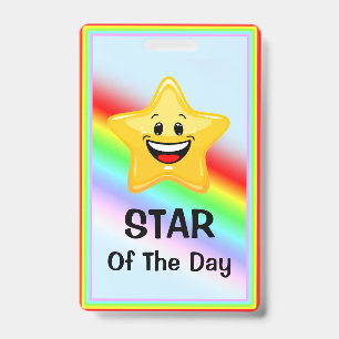 Badge de récompense Class Star
