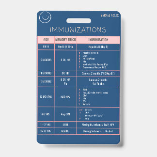 Badge de référence rapide sur la vaccination