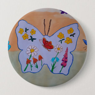 Badge de rêve papillon