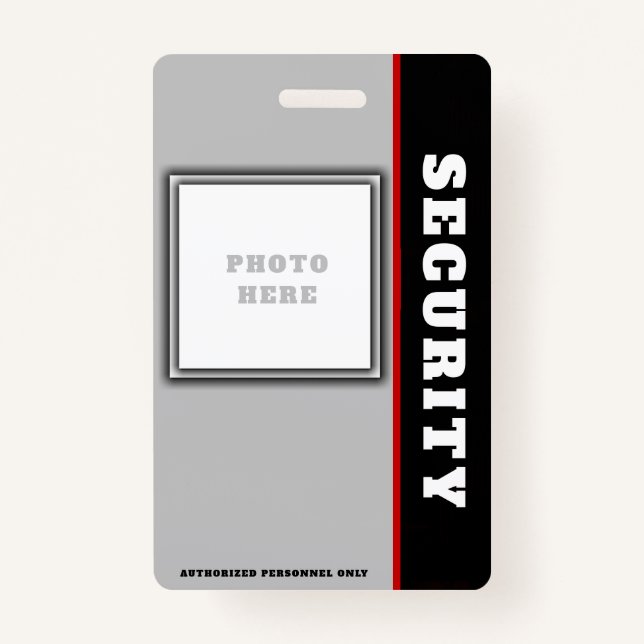 BADGE DE SÉCURITÉ (Devant)