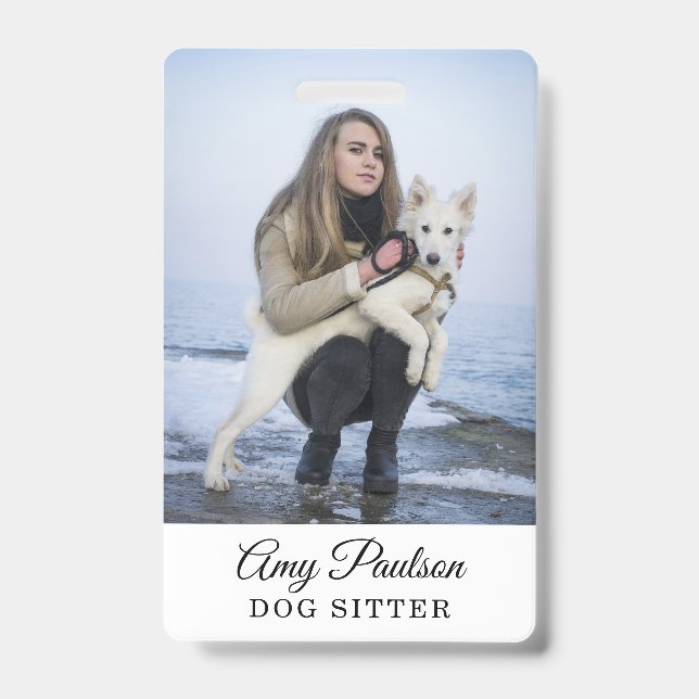 Badge de services de photographie pour gardien de  (Avant)