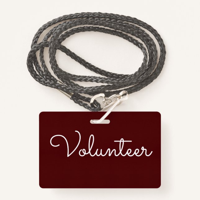 Badge de style Lanyard (Devant avec lanière)