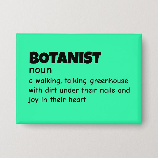 Badge Définition de Witty Botany Expert (Recto)