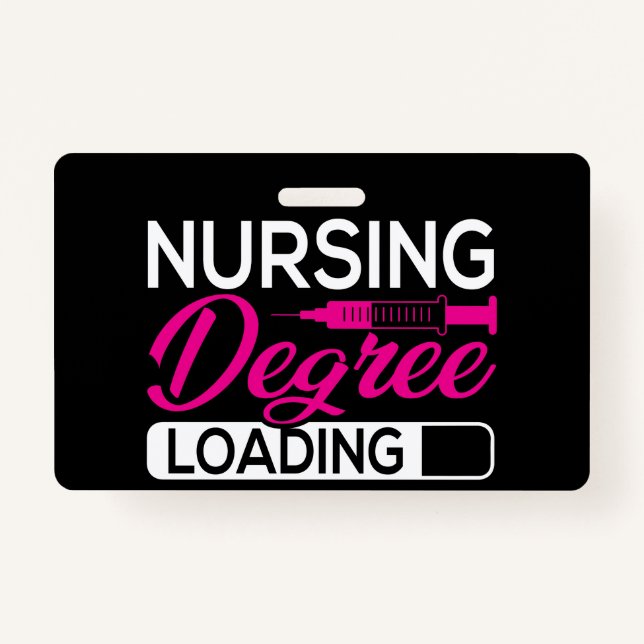 Badge Degré de soins infirmiers Chargement future infirm (Devant)