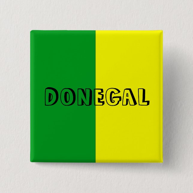 Badge d'épingle du Drapeau Donegal (Devant)