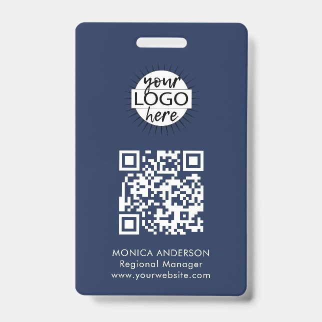 Badge d'événement Code QR (Avant)