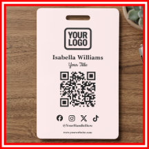 Badge d'événement Code QR | Carte d'identité numér