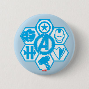 Badge d'icône de l'assemblée des Avengers