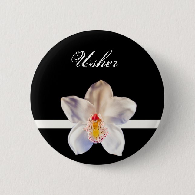 Badge d'ID Mariage Usher (Devant)