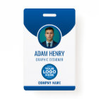 Badge d'ID photo personnalisable d'employé