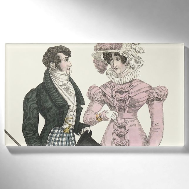 Badge D'identification 1823 Antique Homme Mariage Femme Mode (Devant)